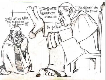 La vignetta del giorno: le indulgenze di Bergoglio 1