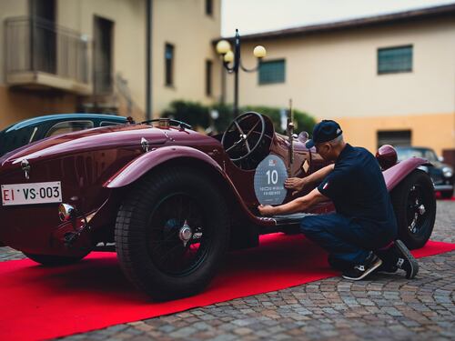 L'Alfa Romeo Zagato dell’Esercito pronta per la “1000 Miglia” 2025