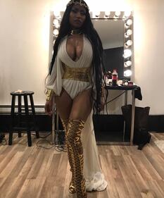 Nicki Minaj hot e fetish in lattice nero 7