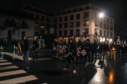 Il corteo a Pavia per Emanuele Zilli 1