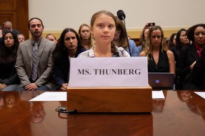 Greta Thunberg parla al Congresso Usa 7