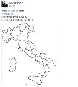 Terremoto e vip, le reazioni social 9