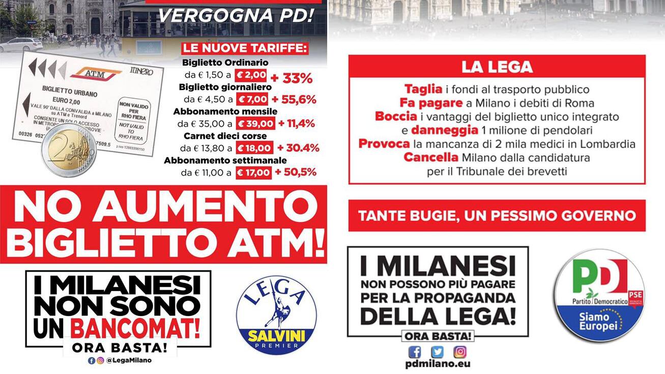 Il Pd sfida la Lega col "copia e incolla"