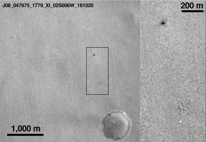 Così la sonda Schiaparelli ​si è schiantata su Marte 1