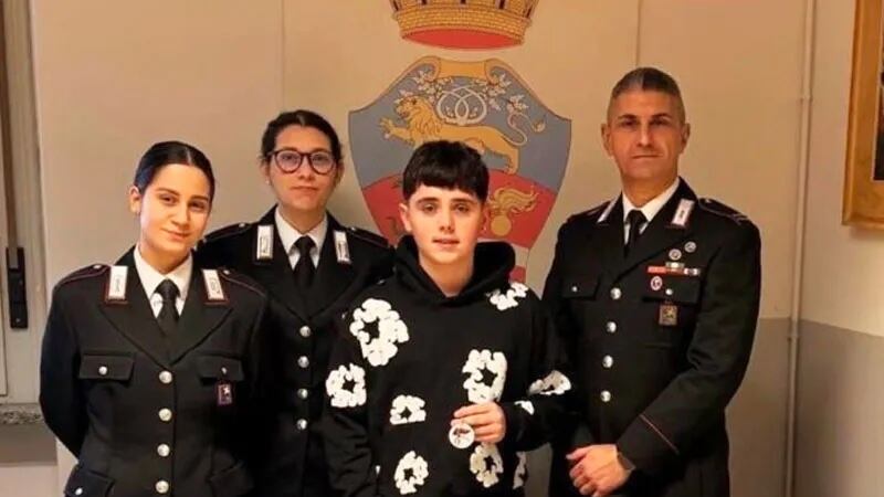 La speranza nel futuro può nascere anche da un 13enne che vuole diventare carabiniere