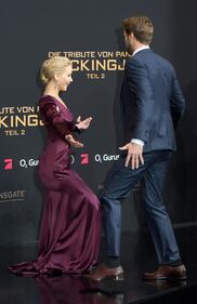 Hunger Games: protagoniste senza reggiseno a Berlino 4