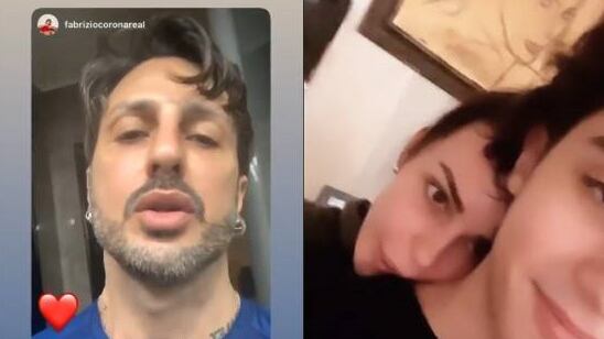 Nina Moric e Fabrizio Corona, messaggi d'affetto sui social: "Sei il nostro eroe"