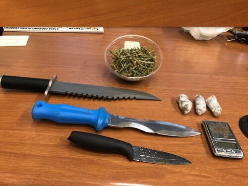 In bus con mezzo chilo di droga: trovata la marijuana per le feste dei rampolli