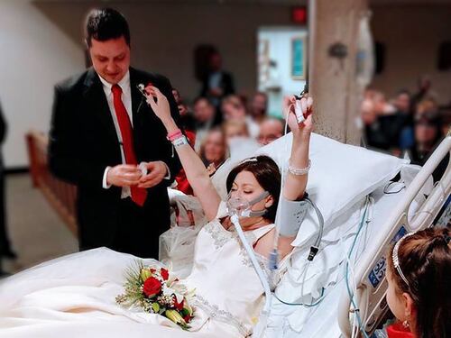Malata di cancro muore 18 ore dopo il suo matrimonio