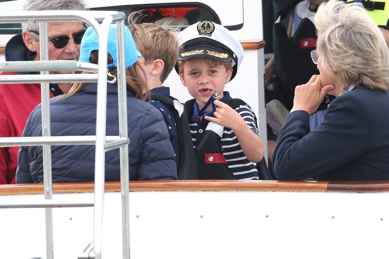 I Duchi di Cambridge alla regata King's Cup sull'Isola di Wight 2