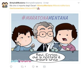 Enrico Mentana, meme e battute social 10