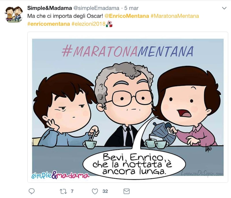 Enrico Mentana, meme e battute social 10