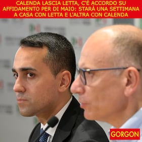 Ecco la satira del giorno. Calenda lascia Letta 1