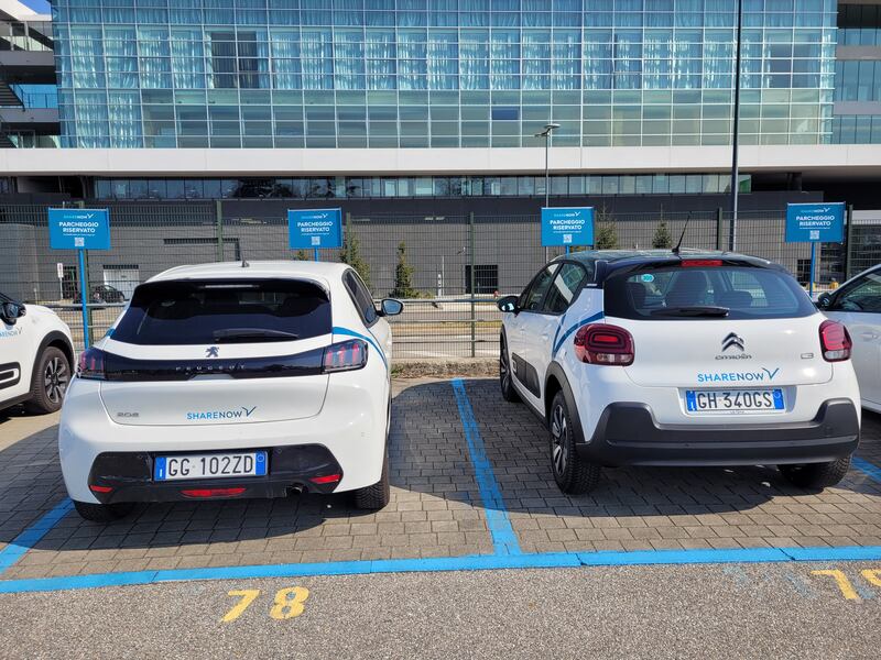 Malpensa car sharing Share Now