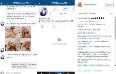 La pornostar sbeffeggia i provoloni su Instagram 1