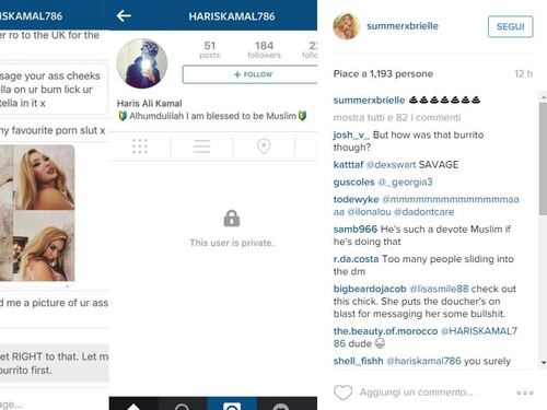 La pornostar sbeffeggia i provoloni su Instagram