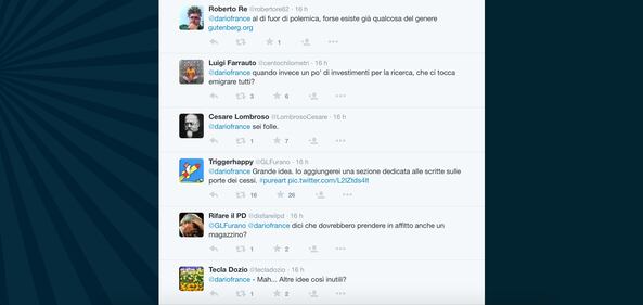 Dario Franceschini contestato su Twitter 17