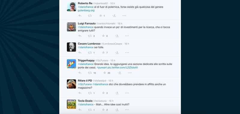 Dario Franceschini contestato su Twitter 17