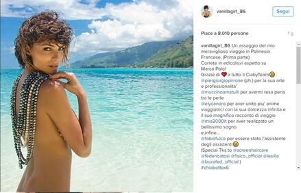 Cristina Chiabotto: sexy in Polinesia 3