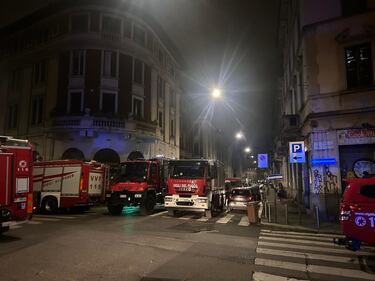 Una palazzina è crollata nella notte in zona Porta Romana a Milano 2