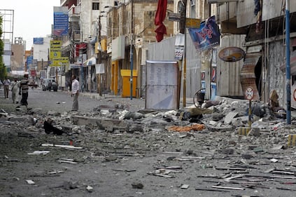 Guerra in Yemen, gli effetti dei bombardamenti dell'Arabia Saudita 13