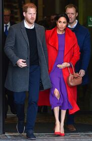 Meghan Markle raggiante col pancione: foto 8