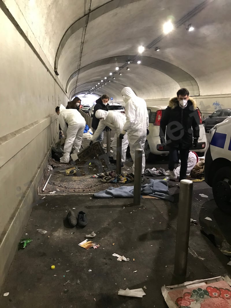 Sgomberato il tunnel in Centrale: degrado fuori controllo 3