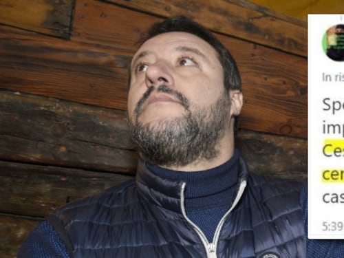 Minacce di morte choc a Salvini: "Pronta per te una pistola, cog..."