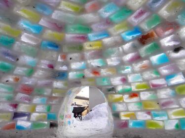 Un igloo fai da te: la creazione di Daniel Gray 13