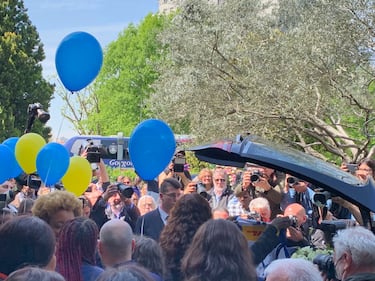 Palloncini e lacrime al funerale di Julia Ituma 10