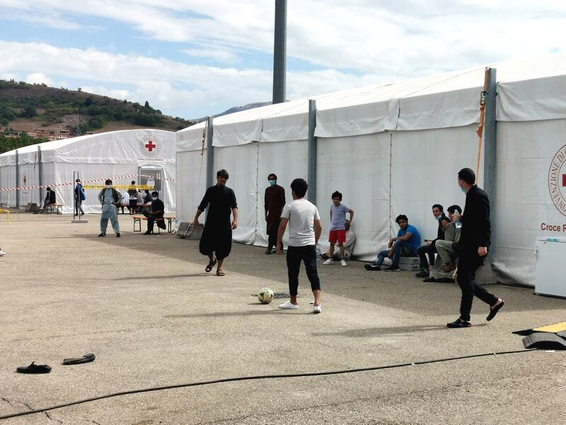 Gli afghani nell'hub di Avezzano 6