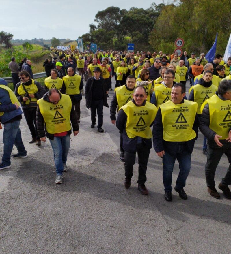 La protesta di Agrigento sulla viabilità 4