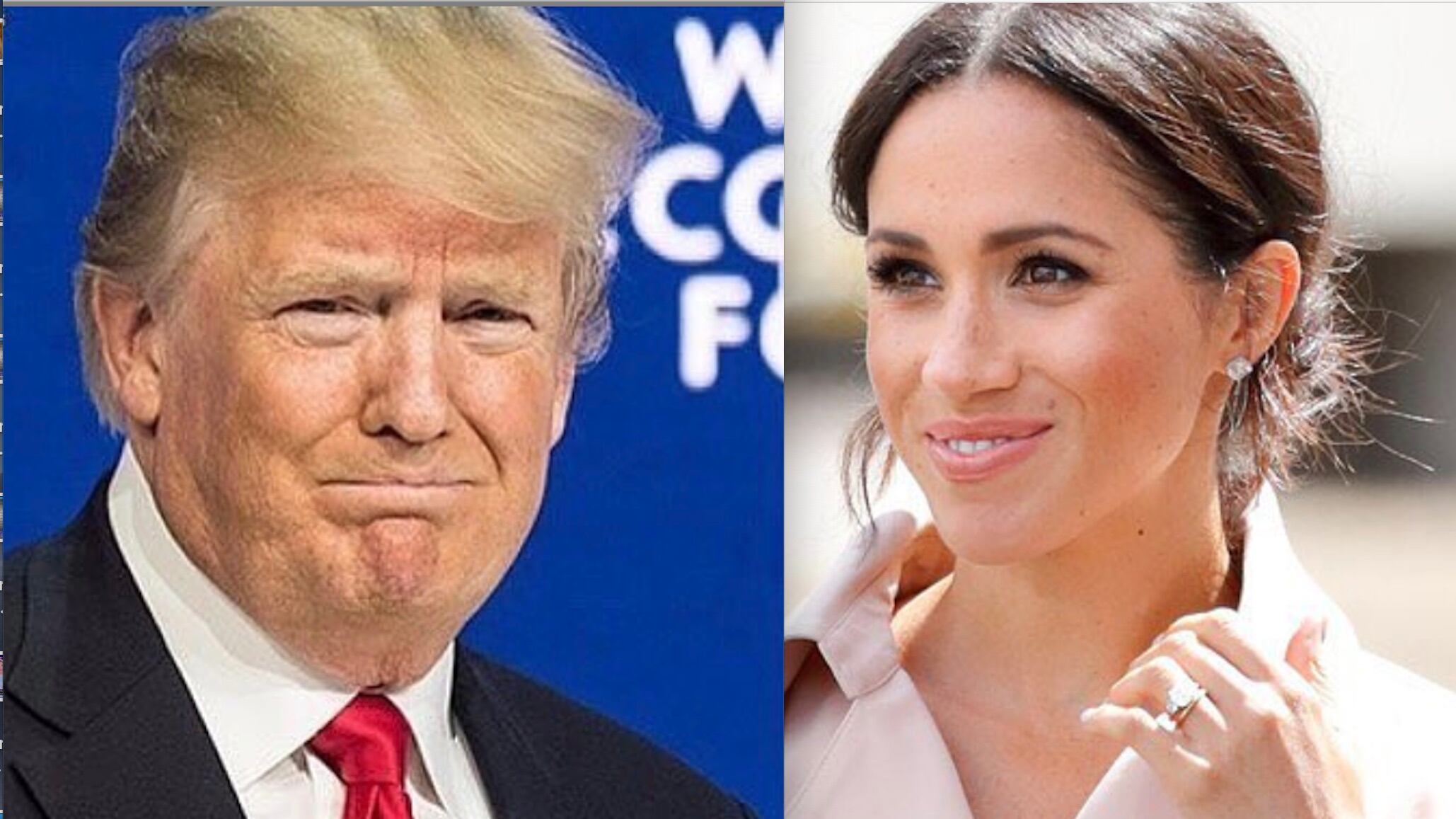 Imbarazzo a corte: Donald Trump non incontrerà Meghan dopo aver letto i suoi tweet contro di lui