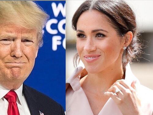 Imbarazzo a corte: Donald Trump non incontrerà Meghan dopo aver letto i suoi tweet contro di lui