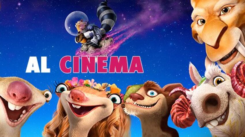 Arriva al cinema il quinto capitolo de "L'Era Glaciale"