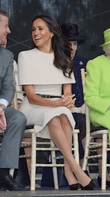 Meghan Markle raggiante con la Regina 9