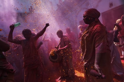 Il festival dei colori in India 9