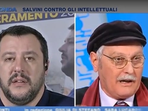 "Tua madre doveva picchiarti". Pennacchi insulta Salvini in tv