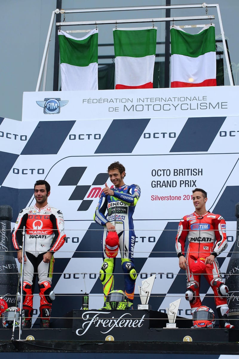 Il podio tutto italiano di Silverstone 2015