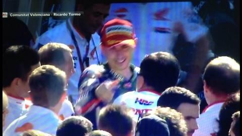 Lorenzo e la "festa" con la Honda
