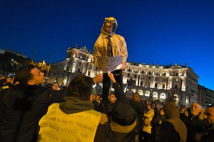 Ncc in protesta a Roma: tensione in piazza 2