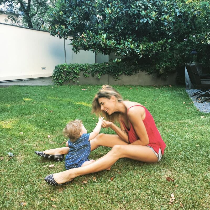 Elisabetta Canalis, a tutta famiglia dall'Italia a Malibu 5