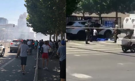 Pechino, esplosione vicino all'ambasciata Usa 4