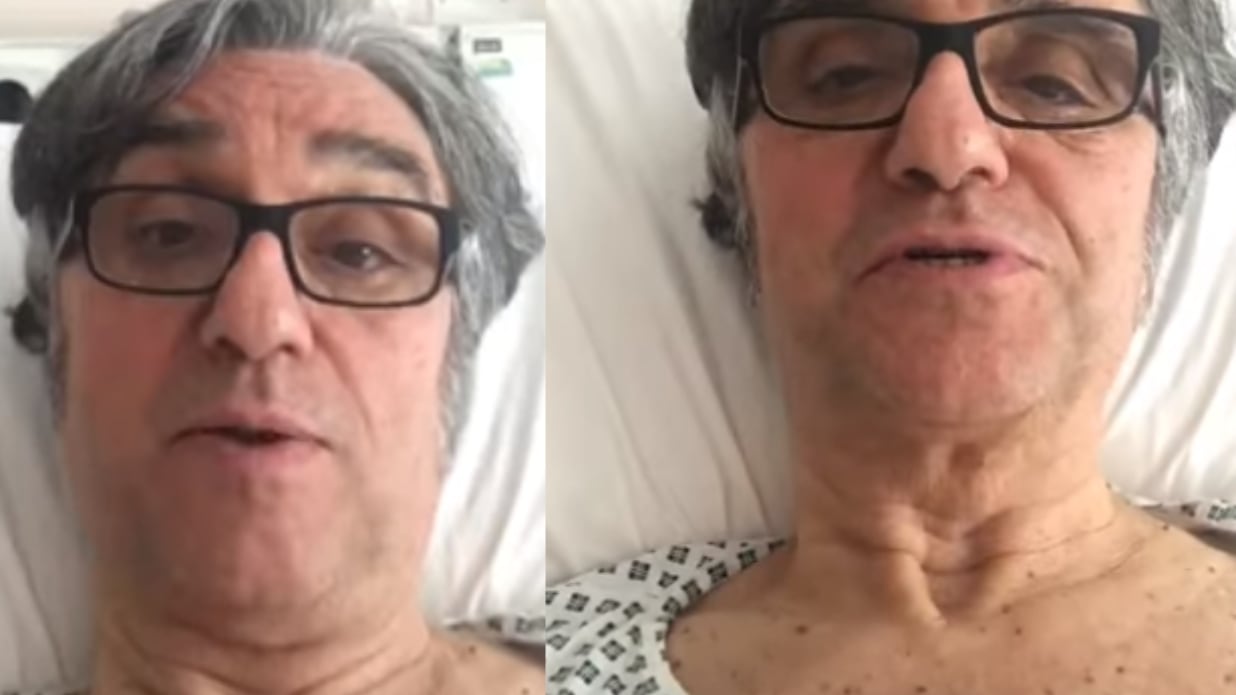 Stadio, Gaetano Curreri cade sul palco e finisce in ospedale