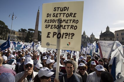 La manifestazione degli imprenditori a Roma 11