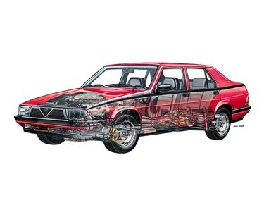 Alfa 75: guarda la gallery 13
