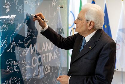 Mattarella al Villaggio olimpico di Milano 6