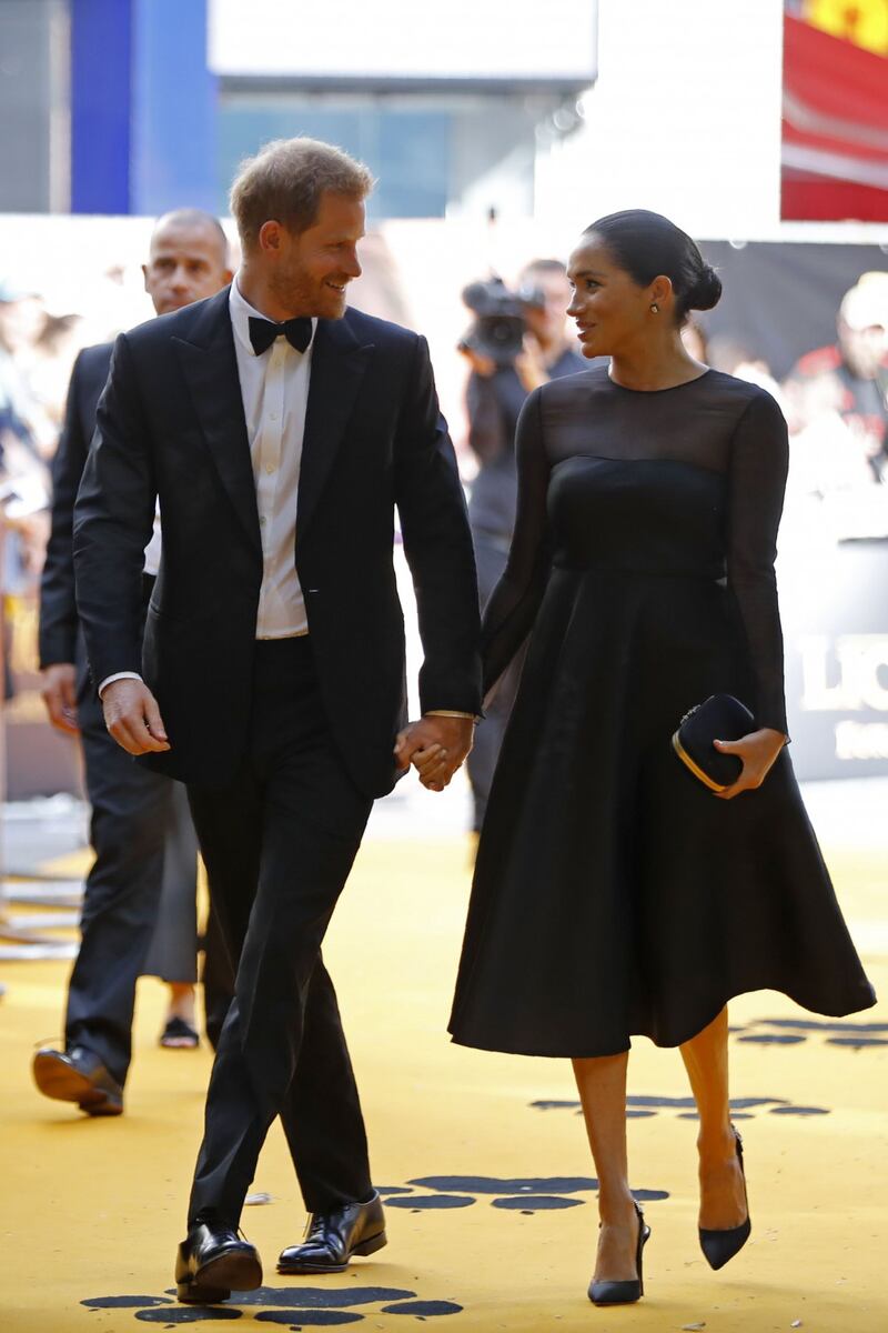 Meghan Markle e il Principe Harry alla première de "Il Re Leone": foto 4