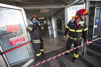 Incendio all'aeroporto di Fiumicino 7