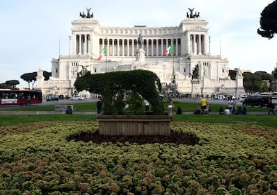 A Roma la siepe "a forma di lupa"... che sembra un'orsa 3